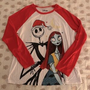 Nightmare before Christmas- Xmas PJ women’s top- Jack and Sally- Christmas 🤶